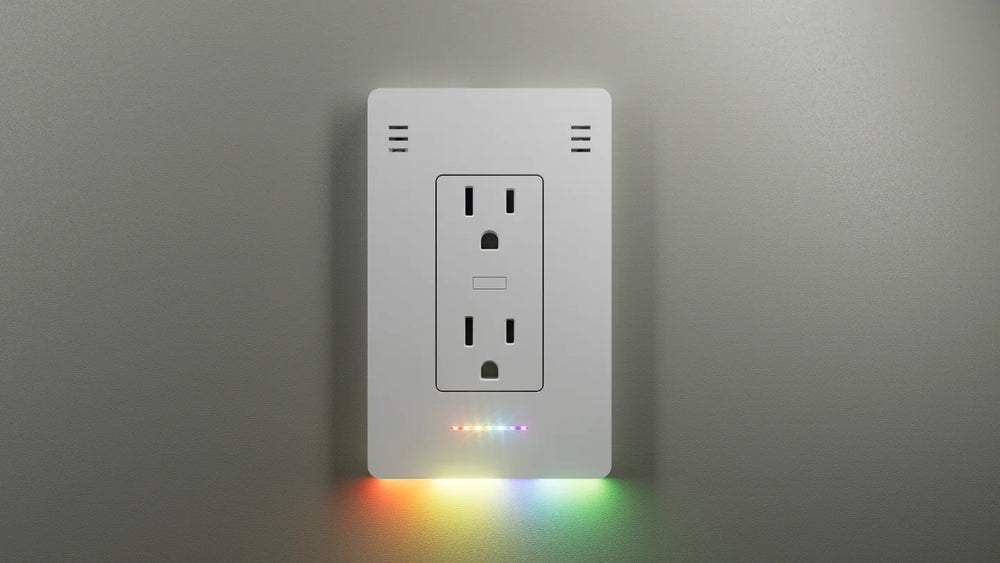 InvisOutlet Aura with multicolor lighting