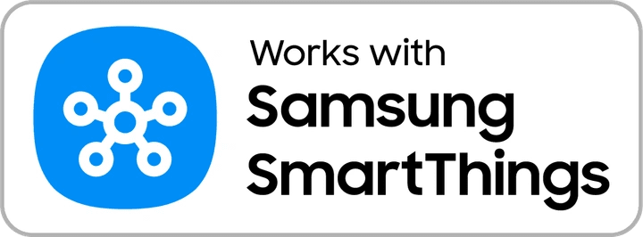 Works with Samsung SmartThings